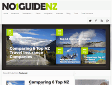 Tablet Screenshot of no1guide.co.nz